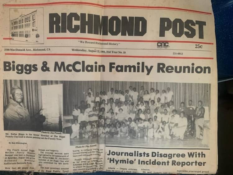 Newspaper Clippings from Previous Reunions